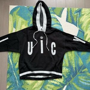 Juicy Couture Black and White Logo Hoodie
